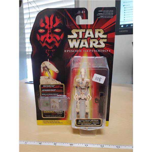 STAR WARS COMMTECH BATTLE DROID W/ BLASTER