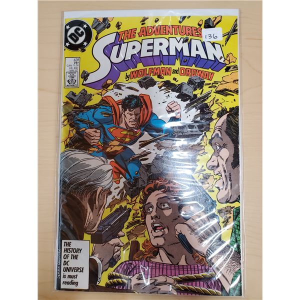 THE ADVENTURES OF SUPERMAN MAY 1987 NO. 428
