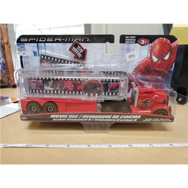 DIE-CAST SPIDERMAN MOVIE RIG