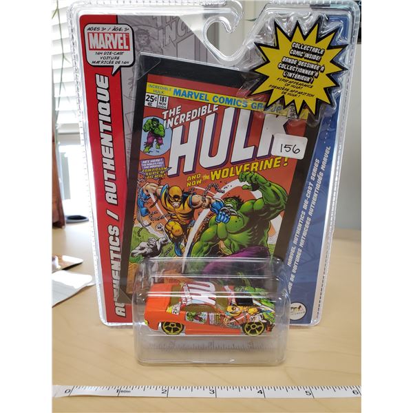 MARVEL CAR W/ COMIC BOOK