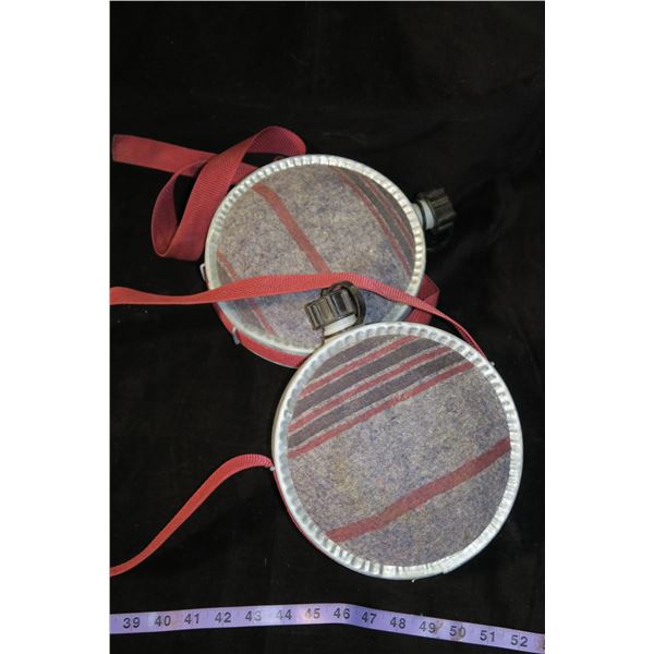 2 Vintage Water Canteens