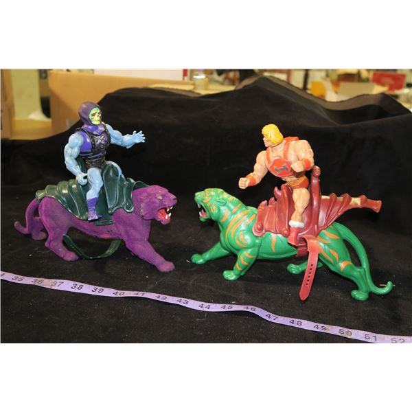Vintage He-Man & Skeletor Toys