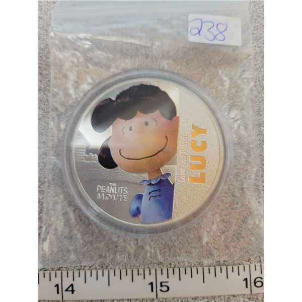Peanut's movie coin - Lucy