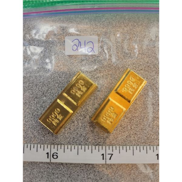 Novelty toy gold bars