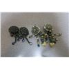 Image 2 : 2 Sets of Jeweled/Beaded Earings