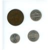 283  4 coins  1921 British Penny, 2014 American Dime, 2013 American Nickel, 1964 American Nickel