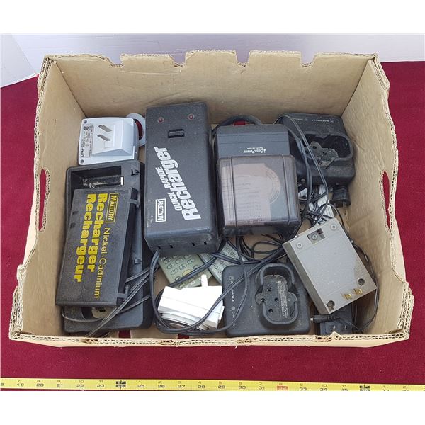 Lot of Chargers & Timers & Remotes