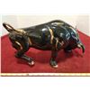 Image 3 : 18" Vintage Black Bull Figurine Ceramic Spanish Fighting Bull