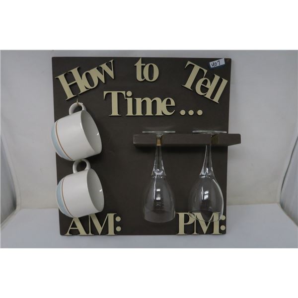 HOW TO TELL TIME 15X15"
