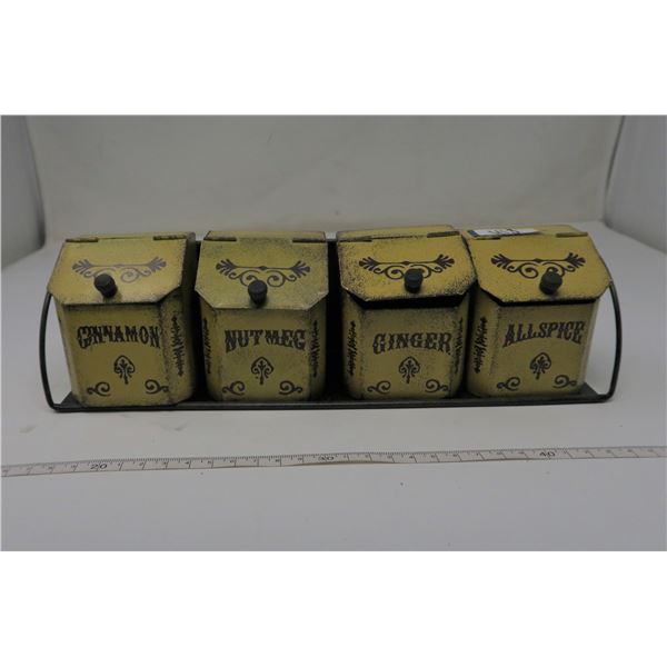 TIN SPICE RACKS