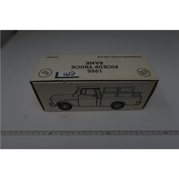 1:25 1955 CHEVY PICKUP COIN BACK