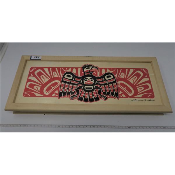 DECORATIVE WOOD BOX 18X8"