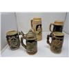 Image 5 : 5 ASSORTED BEER STEINS
