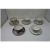 Image 1 : 5 Teacups and Plate sets - Made in Japan