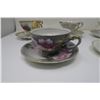Image 5 : 5 Teacups and Plate sets - Made in Japan