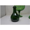 Image 2 : 4 Piece Green Glass