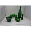 Image 1 : 6 Piece Green Glass
