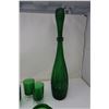 Image 2 : 6 Piece Green Glass