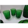 Image 5 : 6 Piece Green Glass