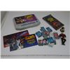 Image 1 : Star Wars Trivia Game(Works) and Star Trek toys and mini cards
