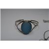 Image 2 : .925 silver Moonstone Bracelet and Necklace