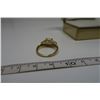 Image 2 : Gold Electroplate Ring 925 Silver Size 5