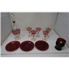 Image 1 : 10 Piece Glass - Lot All Red