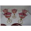 Image 3 : 10 Piece Glass - Lot All Red