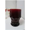 Image 5 : 10 Piece Glass - Lot All Red