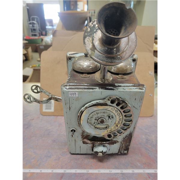 RARE 11 digit telephone - Automatic Electric Company Chicago, USA patented