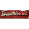 Image 1 : 1950's /60's LUMAR Hook & Ladder Fire Truck 38" Long