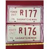 Image 1 : 1975 Power Unit Plates R176 & R177