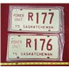 Image 2 : 1975 Power Unit Plates R176 & R177