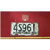 Image 1 : Manitoba 1950 & 1943 Truck Tab with Licence Plates