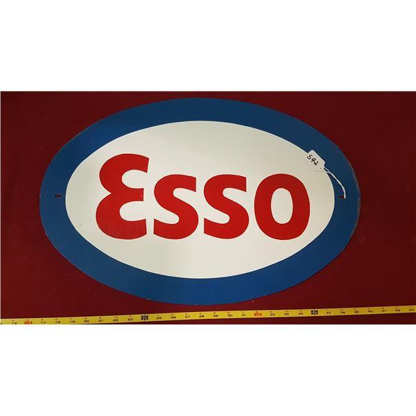 Esso Tin Sign 24"long