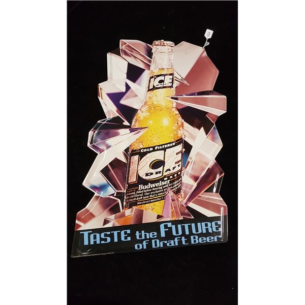 Tin Budweiser Beer Sign