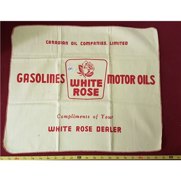 White Rose Service Station Cloth NOS