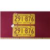 Image 1 : 1967 SK Licence Plate Pair