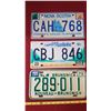 Image 1 : NB, MB, & NS Licence Plates