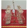 Image 4 : 8 Pint Milk/Cream Bottles with Carrying Case