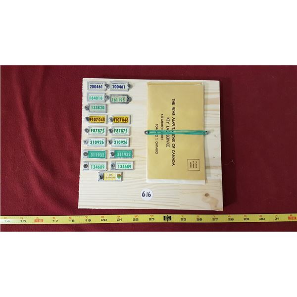 16 SK War Amp Keytags