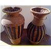 Image 2 : 2 Wicker Dry Flower Stands