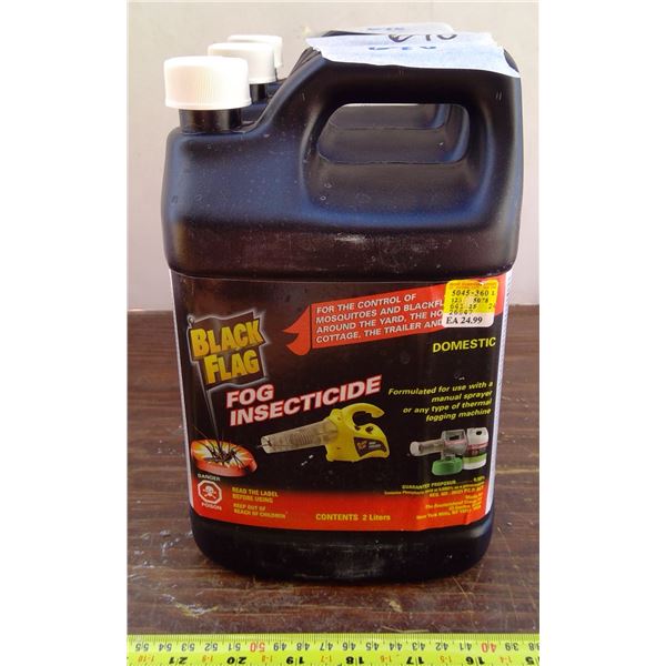 3 Jugs Black Fogging Chemical - ALL UNOPENED NEW