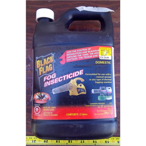 2 Jugs Black Fogging Chemical - ALL UNOPENED NEW