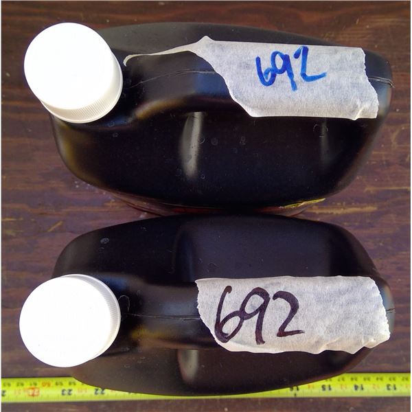 2 Jugs Black Fogging Chemical - ALL UNOPENED NEW