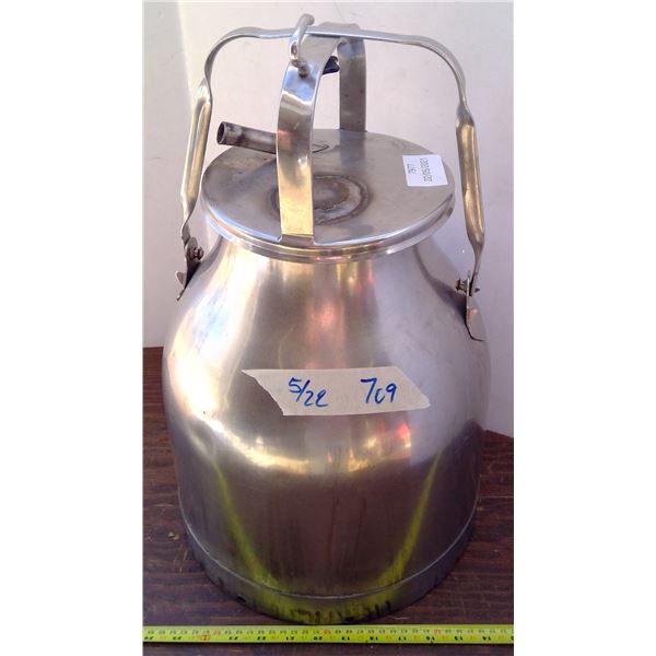 Stainless Cream Can and Lid