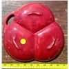 Image 2 : 1 Red 3-Part Pickle Dish