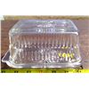 Image 1 : 1 Clear Butter Dish - Top & Bottom