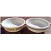 Image 2 : 2 Pyrex Fruit Nappies - Blue & Gold