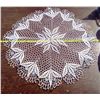 Image 2 : 1 - 27" Crochet Centre Piece with Blue Flowers